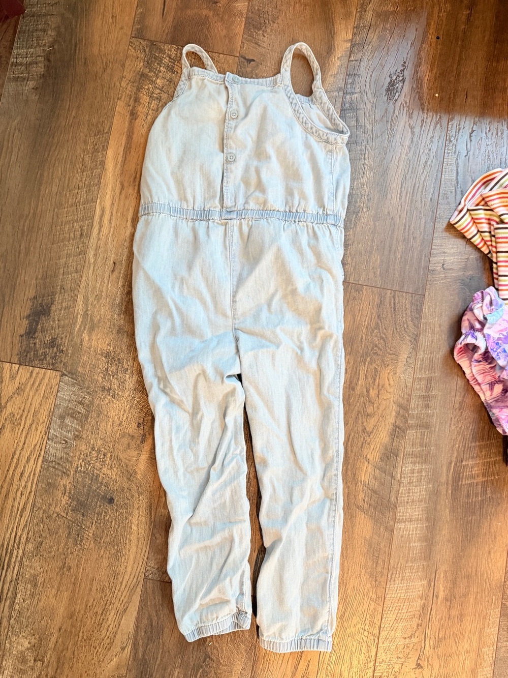 GAP Light Blue Denim Kids Jumpsuit Romper 100% cotton western cowgirl style 4T
